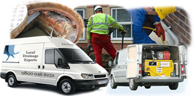 Waterlooville drainage van